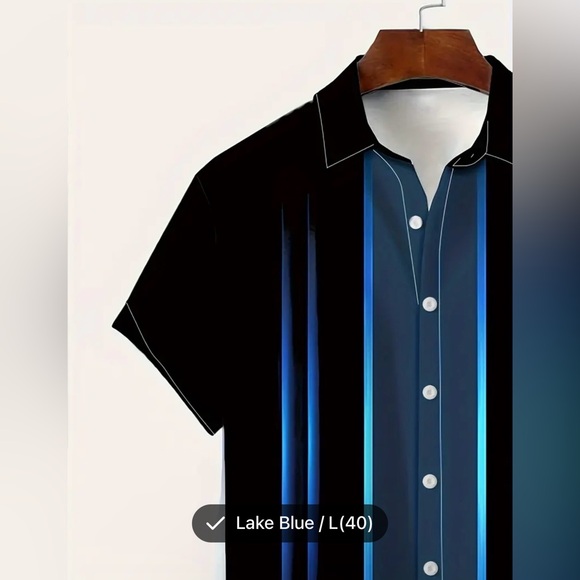 NWOT Men's Short Sleeve Button Up - Picture 4 of 7